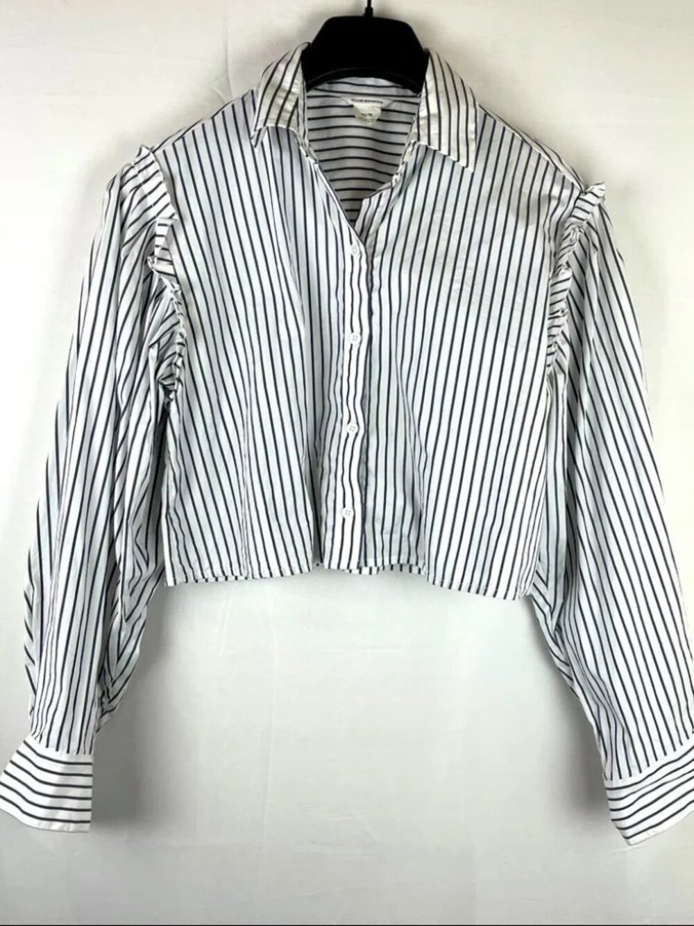 Chemisier Club Monaco rayé blanc et marine taille médium.